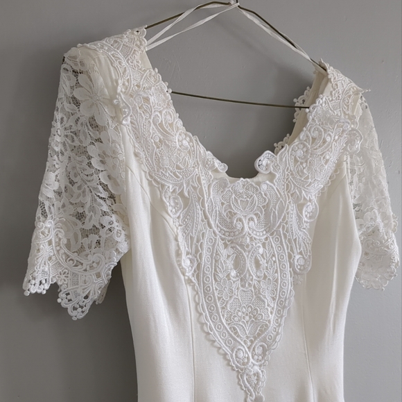 *SOLD* Vintage Jessica McClintock Wedding Gown (Vintage Size 6) - Picture 1 of 9